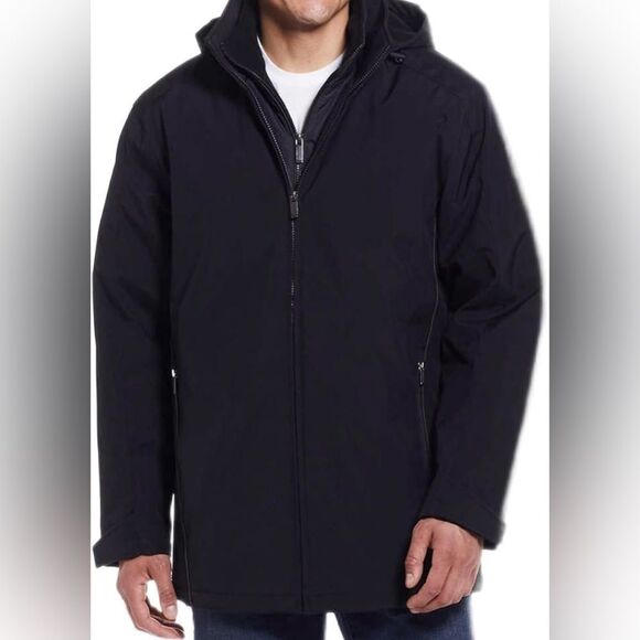 Weatherproof Black Ultra Tech Removable Fleece Lined Hood Jacket Coat. Small. - Picture 1 of 14